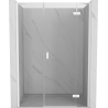 Mexen Mist-H ușă de duș batantă dreapta 145 cm, transparentă, albă - 8A5-145-001-20-00-P