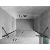Mexen Mist-H uși de duș batante dreapta 155 cm, transparente, gri pistol periat - 8A5-155-001-66-00-P