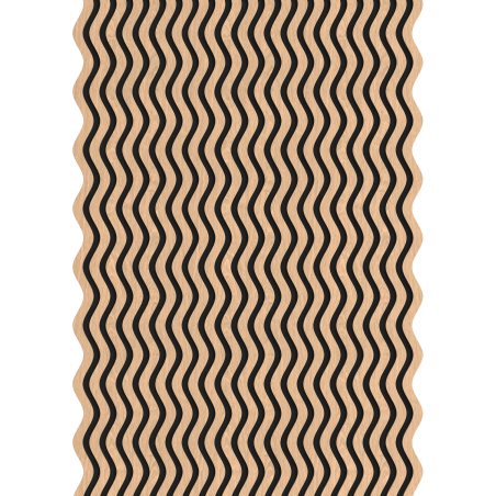 Mexen Lam-SF 02 280 x 30 cm-es akusztikus falécek, 9 mm filc, technikai furnér, Fehérített Tölgy - S106-280-02-040