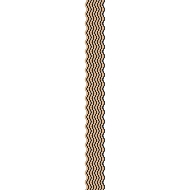 Mexen Lam-SF 02 280 x 30 cm-es akusztikus falécek, 9 mm filc, technikai furnér, Fehérített Tölgy - S106-280-02-040