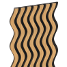 Mexen Lam-SF 02 akusztikus fali lamellák 280 x 30 cm, 9 mm filc, technikai furnér, Classic Tölgy - S106-280-02-041