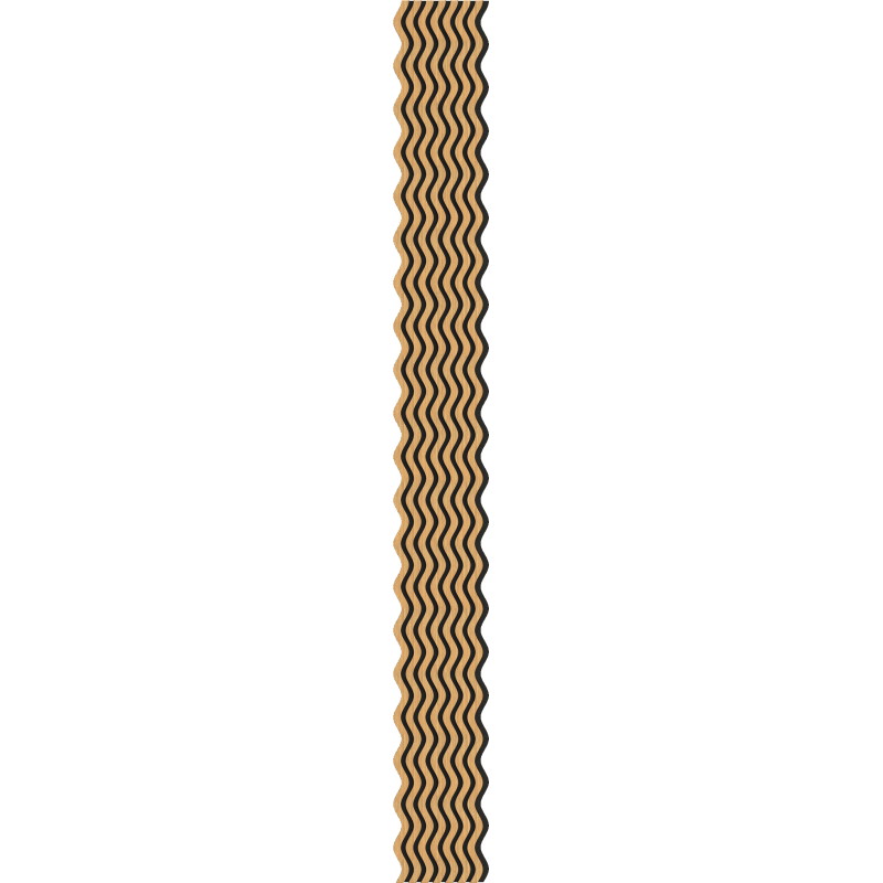 Mexen Lam-SF 02 akusztikus fali lamellák 280 x 30 cm, 9 mm filc, technikai furnér, Classic Tölgy - S106-280-02-041