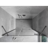 Mexen Mist-H ușă de duș batantă dreapta 125 cm, transparentă, metal pistol - 8A5-125-001-95-00-P