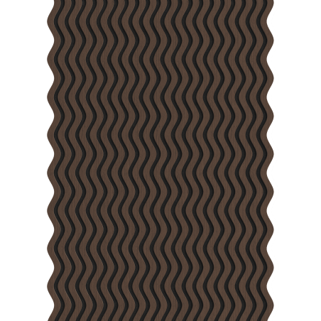 Mexen Lam-SF 02 Akusztikus fali lamellák 280 x 30 cm, 9 mm filc, műszaki furnér, Mocca tölgy - S106-280-02-045