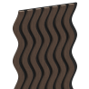 Mexen Lam-SF 02 Akusztikus fali lamellák 280 x 30 cm, 9 mm filc, műszaki furnér, Mocca tölgy - S106-280-02-045