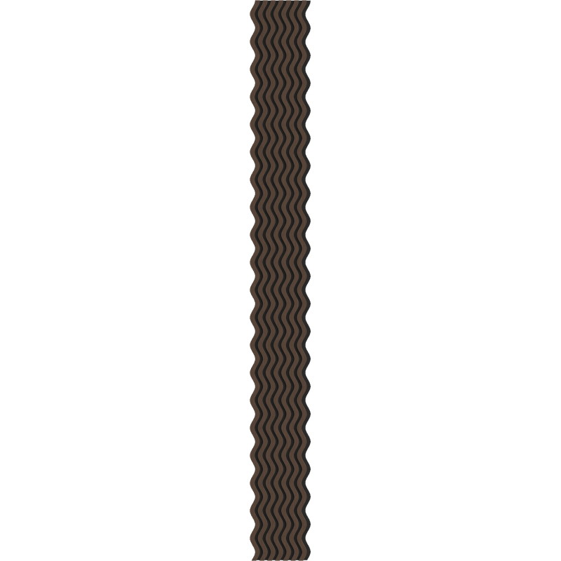 Mexen Lam-SF 02 Akusztikus fali lamellák 280 x 30 cm, 9 mm filc, műszaki furnér, Mocca tölgy - S106-280-02-045