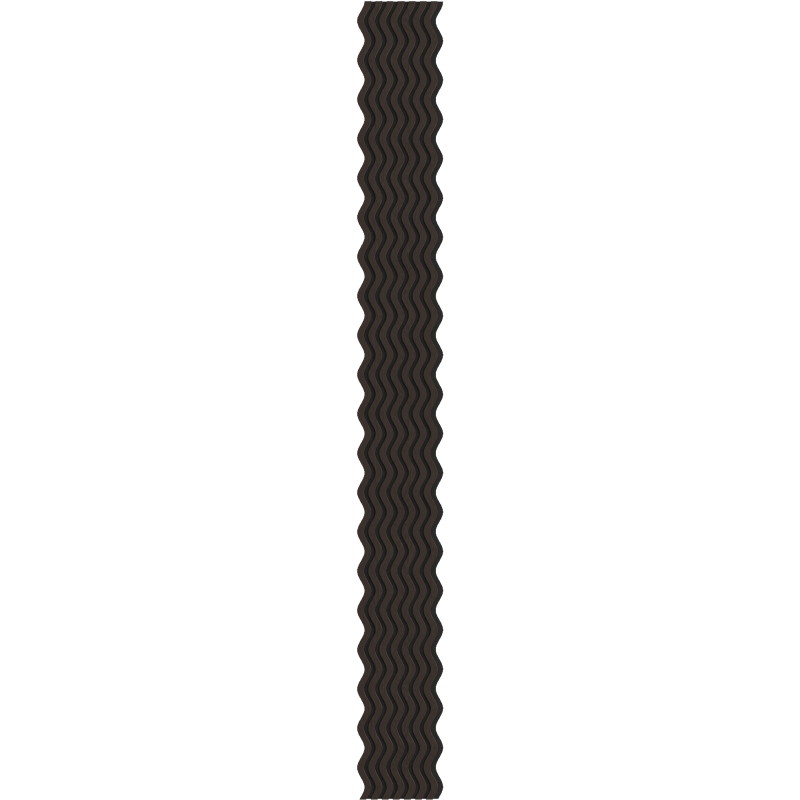 Mexen Lam-SF 02 Akusztikus fali lamellák 280 x 30 cm, 9 mm filc, technikai furnér, Fekete Tölgy - S106-280-02-046