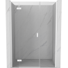 Mexen Mist-H L ușă de duș pivotantă stânga 140 cm, transparentă, albă - 8A5L-140-001-20-00-L