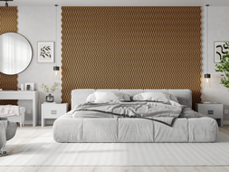 Mexen Lam-SF 02 Akusztikus falécek 280 x 30 cm, 9 mm filc, technikai furnér, Természetes Tölgy - S106-280-02-042