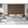 Mexen Lam-SF 02 lamelele de perete acustice 280 x 30 cm, fetru 9 mm, furnir tehnic, Nuc Întunecat - S106-280-02-044