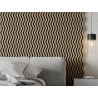 Mexen Lam-SF 02 lamele de perete acustice 280 x 30 cm, fetru 9 mm, furnir tehnic, Nuc Deschis - S106-280-02-047