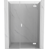 Mexen Mist-H L uși de duș cu deschidere dreapta 150 cm, transparent, alb - 8A5L-150-001-20-00-P