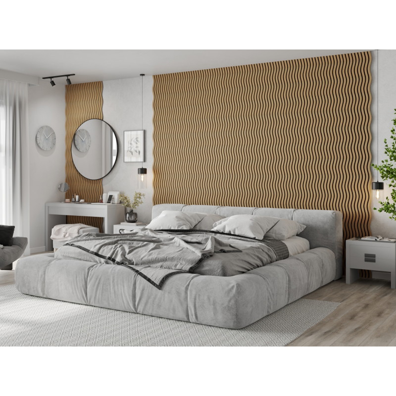 Mexen Lam-SF 01 Akusztikus fali lamellák 280 x 30 cm, 9 mm filc, technikai furnér, Classic tölgy - S106-280-01-041