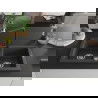 Mexen Mario 2-medencés gránit mosogató Duero konyhai csapteleppel, fekete pöttyös - 6504-76-671600-70