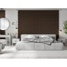 Mexen Lam-SF 01 akuszitikus fali lamellák 280 x 30 cm, 9 mm-es filc, technikai furnér, Mokka Tölgy - S106-280-01-045