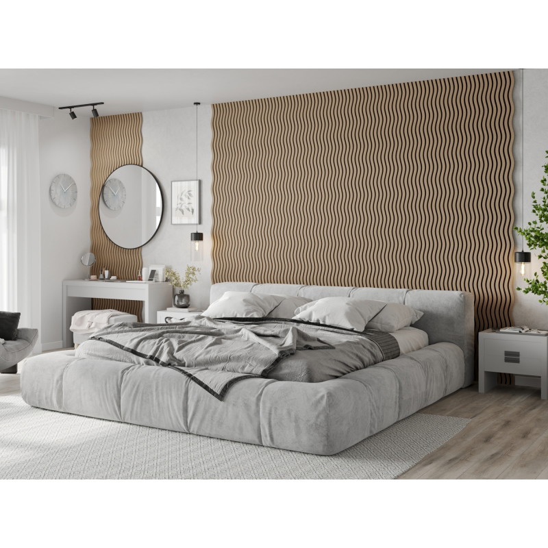 Mexen Lam-SF 01 lamele de perete acustice 280 x 30 cm, fetru 9 mm, furnir tehnic, Nuc Deschis - S106-280-01-047