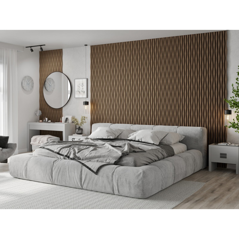 Mexen Lam-SF 01 Lam-SF 26 lamele de perete acustice 280 x 30 cm, fetru 9 mm, furnir tehnic, Nuc închis - S106-280-26-044