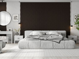 Mexen Lam-SF 01 Lam-SF 26 lamele de perete acustice 280 x 30 cm, fetru 9 mm, furnir tehnic, Stejar Negru - S106-280-26-046