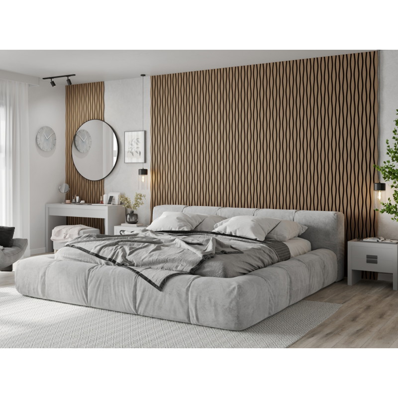 Mexen Lam-SF 01 Lam-SF 26 lamele de perete acustice 280 x 30 cm, pâslă 9 mm, furnir tehnic, Nuc Deschis - S106-280-26-047