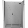 Mexen Mist-H L ușă de duș basculantă dreapta 150 cm, transparentă, metal armat - 8A5L-150-001-95-00-P