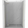 Mexen Mist-H L ușă de duș batantă stânga 120 cm, transparent, nichel periat - 8A5L-120-001-97-00-L