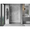 Mexen Mist-H L ușă de duș batantă pe stânga 140 cm, transparent, nichel periat - 8A5L-140-001-97-00-L