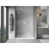 Mexen Mist-H L ușă de duș batantă pe stânga 140 cm, transparent, nichel periat - 8A5L-140-001-97-00-L