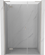 Mexen Mist-H L ușă de duș batantă pe stânga 140 cm, transparent, nichel periat - 8A5L-140-001-97-00-L