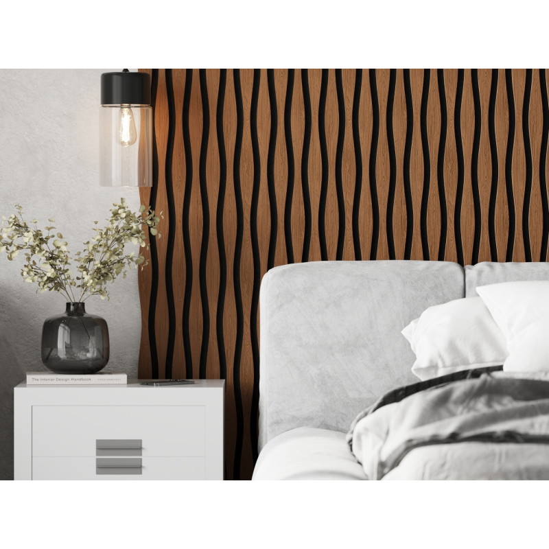 Mexen Lam-SF 01 Lam-SF 26 lamele de perete acustice 280 x 30 cm, fetru 9 mm, furnir tehnic, Stejar Natural - S106-280-26-042