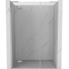 Mexen Mist-H L ușă de duș pivotantă stângă 155 cm, transparentă, nichel periat - 8A5L-155-001-97-00-L