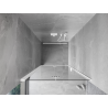 Mexen Mist-F ușă de duș pliabilă stângă 70 cm, transparentă, albă - 8A6-070-000-20-00-L