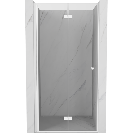 Mexen Mist-F ușă de duș pliabilă stânga 95 cm, transparentă, albă - 8A6-095-000-20-00-L