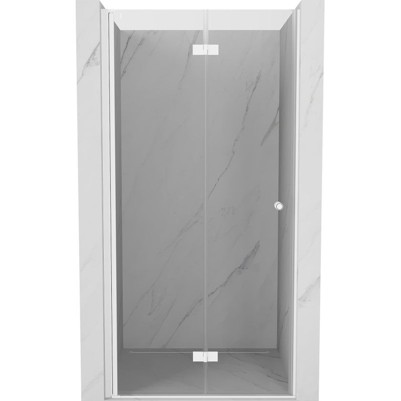 Mexen Mist-F uși de duș pliabile stânga 110 cm, transparent, alb - 8A6-110-000-20-00-L