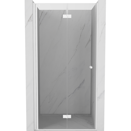 Mexen Mist-F ușă de duș pliabilă stânga 120 cm, transparentă, albă - 8A6-120-000-20-00-L