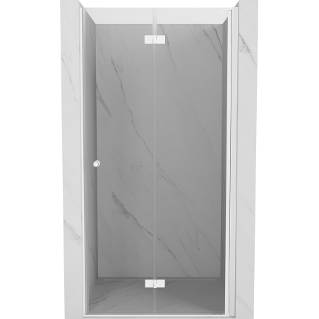 Mexen Mist-F uși de duș pliabile dreapta 75 cm, transparent, alb - 8A6-075-000-20-00-P