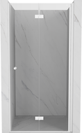Mexen Mist-F uși de duș pliabile dreapta 75 cm, transparent, alb - 8A6-075-000-20-00-P