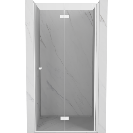 Mexen Mist-F ușă de duș pliată dreaptă 95 cm, transparentă, albă - 8A6-095-000-20-00-P