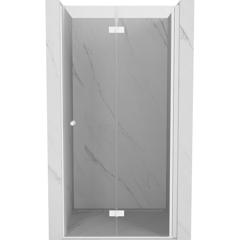 Mexen Mist-F ușă de duș pliabilă dreaptă 100 cm, transparentă, albă - 8A6-100-000-20-00-P