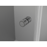 Mexen Mist-F uși de duș pliabile stânga 65 cm, transparente, gri armat periat - 8A6-065-000-66-00-L