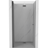 Mexen Mist-F ușă de duș pliabilă stânga 70 cm, transparentă, gri-închis periat - 8A6-070-000-66-00-L
