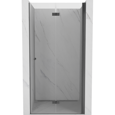 Mexen Mist-F ușă de duș pliabilă dreapta 70 cm, transparentă, gri mat periat - 8A6-070-000-66-00-P