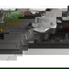 Mexen Andres chiuvetă de granit 1,5 cuve cu scurgător și baterie de bucătărie Telma, negru/auriu - 6515-75-670200-70-B