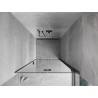 Mexen Mist-F ușă de duș pliabilă dreapta 110 cm, transparentă, gri armat periat - 8A6-110-000-66-00-P