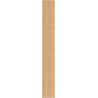Mexen Ovalo 01 rugalmas bordázott fali lamellák, 280 x 36 cm, technikai furnér, fehérített tölgy - S130-280-01-040