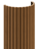 Mexen Ovalo 01 șipci de perete canelate flexibile 280 x 36 cm, furnir tehnic, Stejar Natural - S130-280-01-042