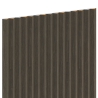 Mexen Ovalo 01 rugalmas bordás fali panelek 280 x 36 cm, technikai furnér, Mocca Tölgy - S130-280-01-045