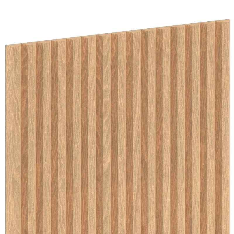 Mexen Ovalo 02 Rugalmas bordázott falécek 280 x 36 cm, műszaki furnér, Fehérített Tölgy - S130-280-02-040