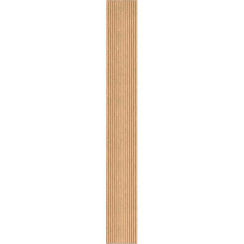 Mexen Ovalo 02 lamele de perete canelate flexibile 280 x 36 cm, furnir tehnic, Stejar alb - S130-280-02-040