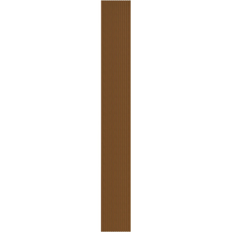 Mexen Ovalo 02 lamele de perete ondulate flexibile 280 x 36 cm, furnir tehnic, Stejar Natural - S130-280-02-042