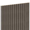 Mexen Ovalo 02 lamele de perete striate elastice 280 x 36 cm, furnir tehnic, Stejar Gri - S130-280-02-043
